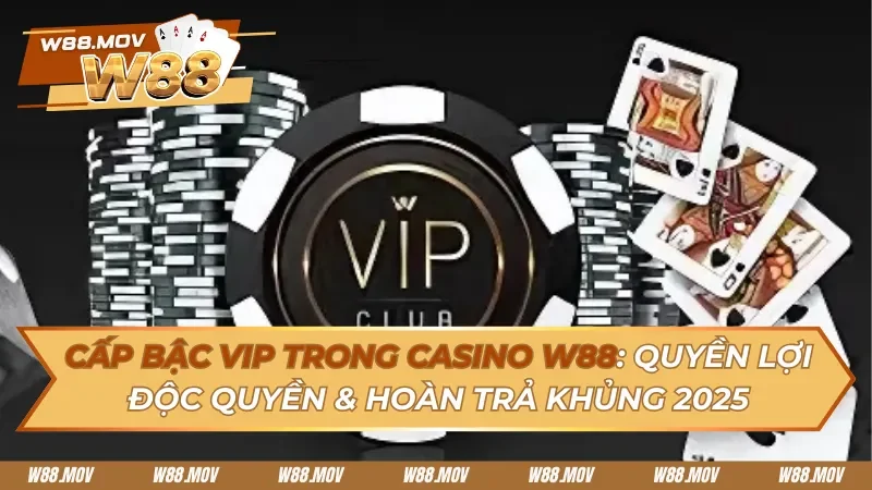 Cấp bậc VIP Trong Casino W88